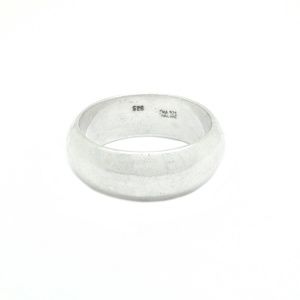 Ring Wide Band Sterling Silver